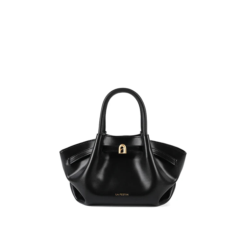 Mirette Sculpted Leather Tote