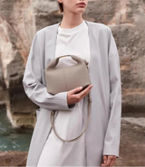 Solenne Curve Bag – Sculpted Shoulder Bag with Soft Minimalist Form