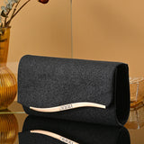 Noctelle Sequin Clutch – Evening Envelope Bag with Metallic Accent