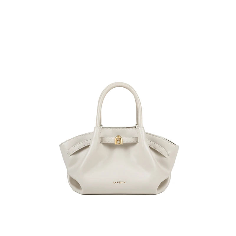 Mirette Sculpted Leather Tote