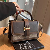 Lettrisse Flap Bag – Vintage-Inspired Crossbody with Monogram Print