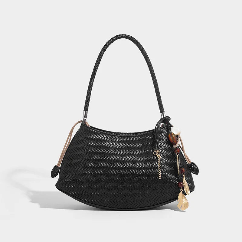 Selvaya Woven Hobo Bag – Boho Chic Shoulder Purse