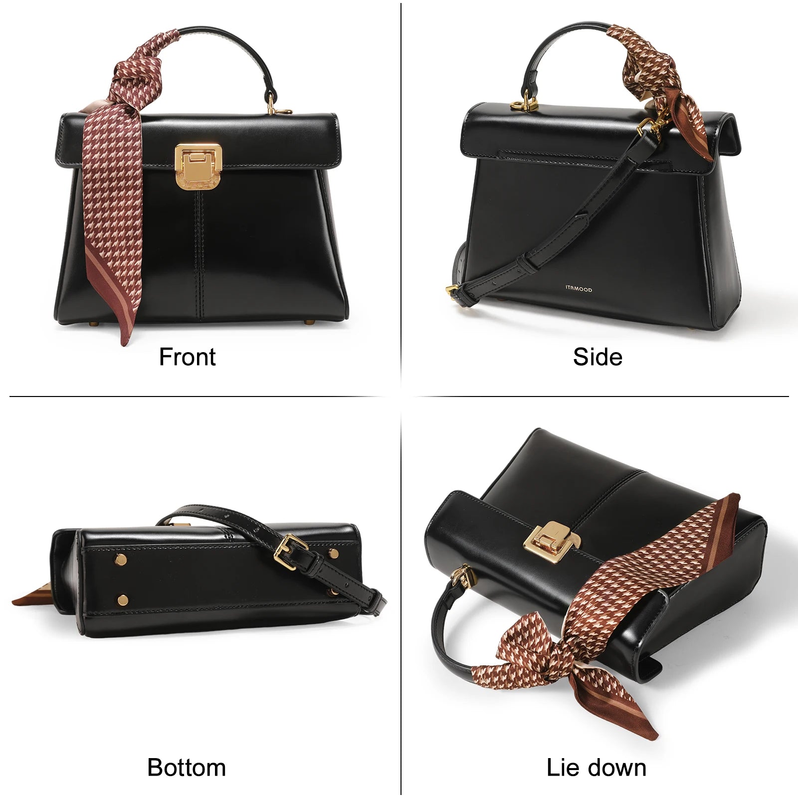 Avelline Leather Satchel