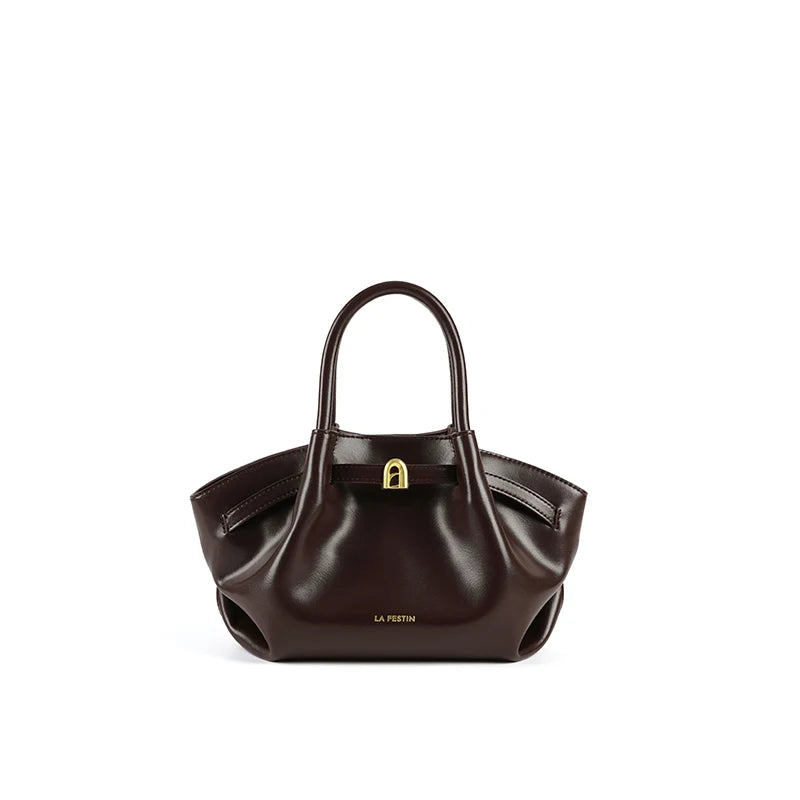Mirette Sculpted Leather Tote