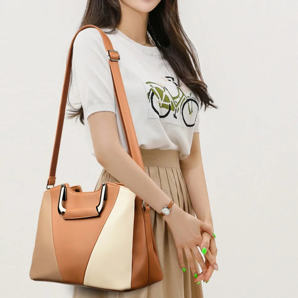 Avenza Colorblock Handbag