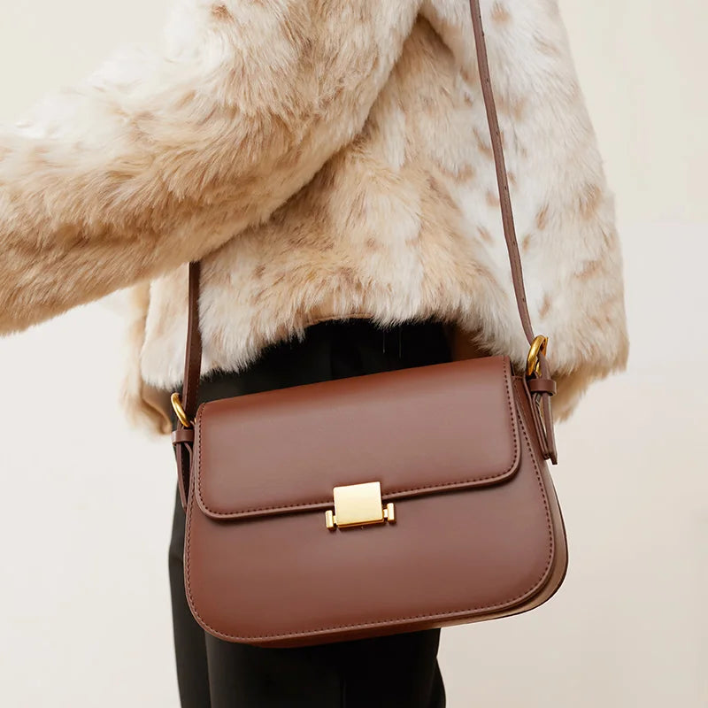 Cérelle Frame Genuine Leather Shoulder Bag