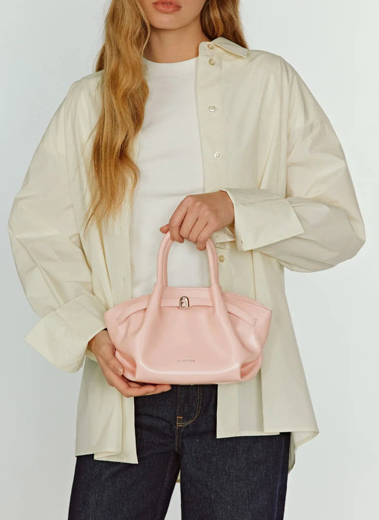 Mirette Sculpted Leather Tote
