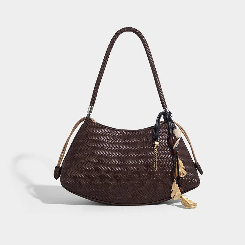 Selvaya Woven Hobo Bag – Boho Chic Shoulder Purse
