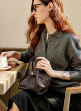 Mirette Sculpted Leather Tote