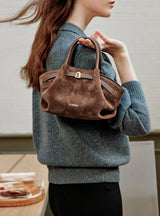 Mirette Sculpted Leather Tote