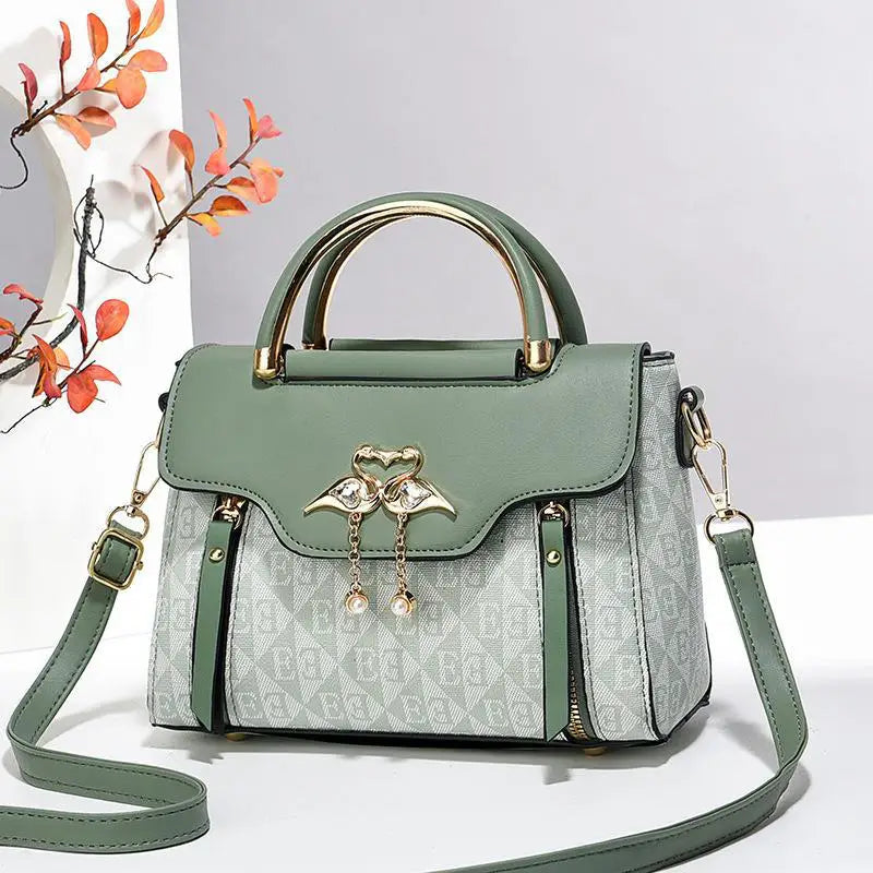 Swanlisse Mini Top Handle – Elegant Convertible Bag for Chic Days