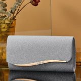 Noctelle Sequin Clutch – Evening Envelope Bag with Metallic Accent
