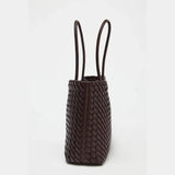 Savessa Woven Top Handle Tote for Everyday Elegance - Vellegra