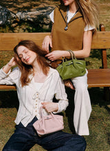 Mirette Sculpted Leather Tote