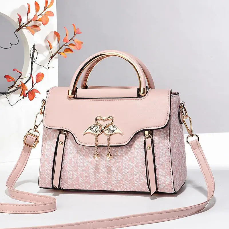 Swanlisse Mini Top Handle – Elegant Convertible Bag for Chic Days