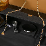 Noctelle Sequin Clutch – Evening Envelope Bag with Metallic Accent