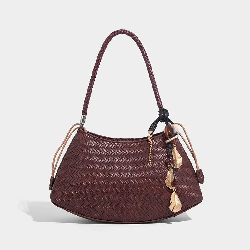 Selvaya Woven Hobo Bag – Boho Chic Shoulder Purse