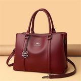 Sculpted Pendant Shoulder Tote - VELLEGRA