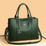 Sculpted Pendant Shoulder Tote - VELLEGRA