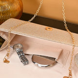 Noctelle Sequin Clutch – Evening Envelope Bag with Metallic Accent