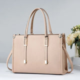 Mireva Structured Work Tote – Elegant PU Leather Office Bag