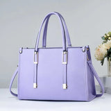 Mireva Structured Work Tote – Elegant PU Leather Office Bag