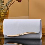 Noctelle Sequin Clutch – Evening Envelope Bag with Metallic Accent