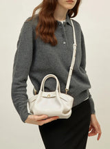 Mirette Sculpted Leather Tote