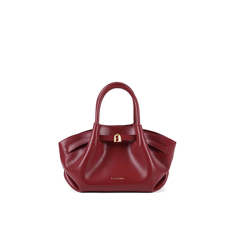 Mirette Sculpted Leather Tote