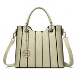 Serelune Panelled Leather Tote - Vellegra