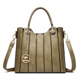Serelune Panelled Leather Tote - Vellegra