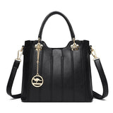 Serelune Panelled Leather Tote - Vellegra