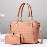 Serena Embossed Tote Set - Vellegra