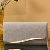 Noctelle Sequin Clutch – Evening Envelope Bag with Metallic Accent