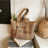Solmara Woven Beach Tote - Vellegra