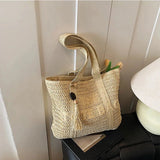 Solmara Woven Beach Tote - Vellegra