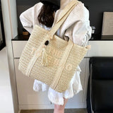 Solmara Woven Beach Tote - Vellegra