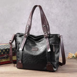 Sorellina Vintage Structured Leather Tote - Vellegra