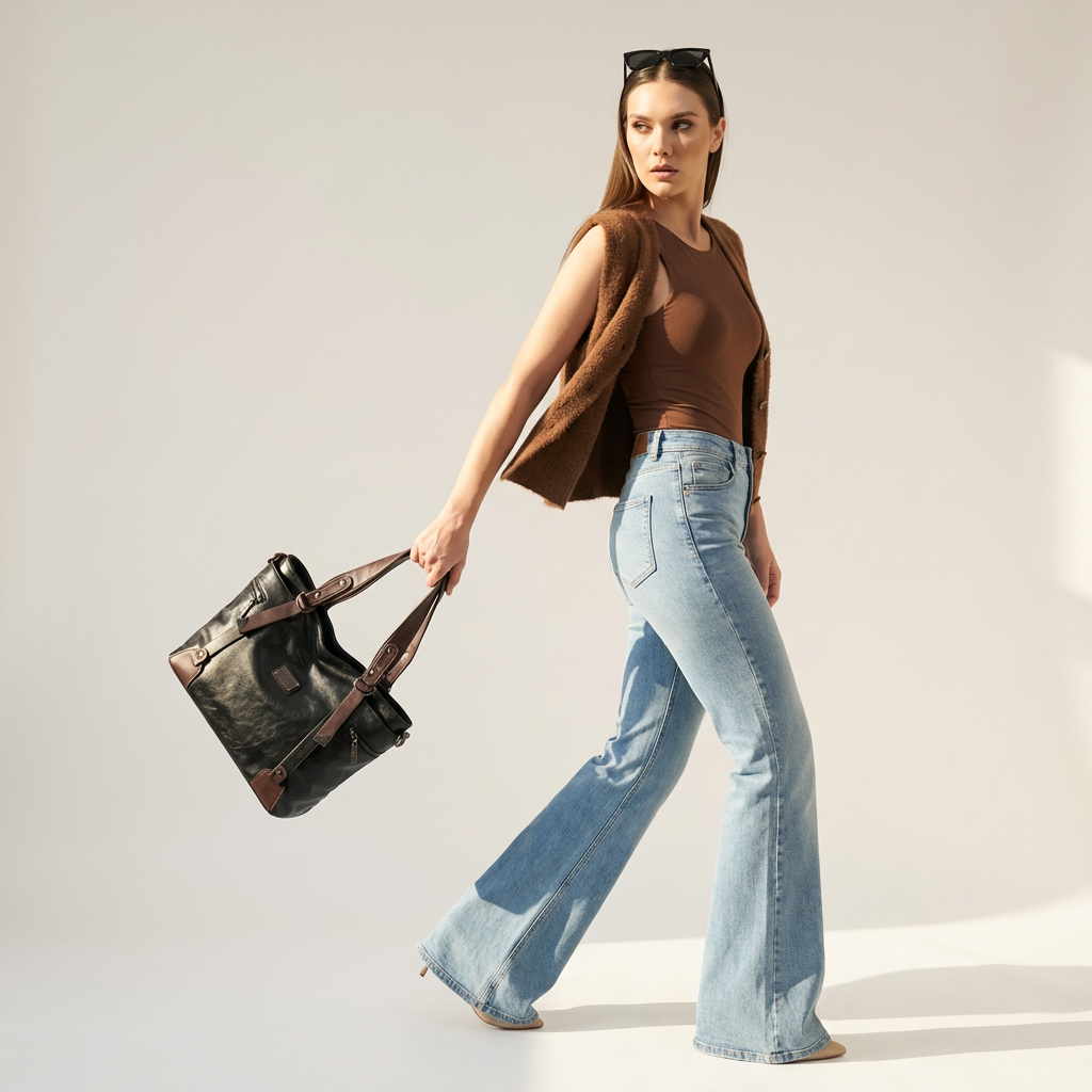 Sorellina Vintage Structured Leather Tote - Vellegra