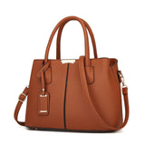 Textured Tag Detail Crossbody Satchel - VELLEGRA