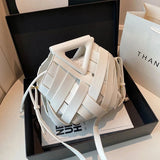 The Arletta Woven Shell Bag - Vellegra