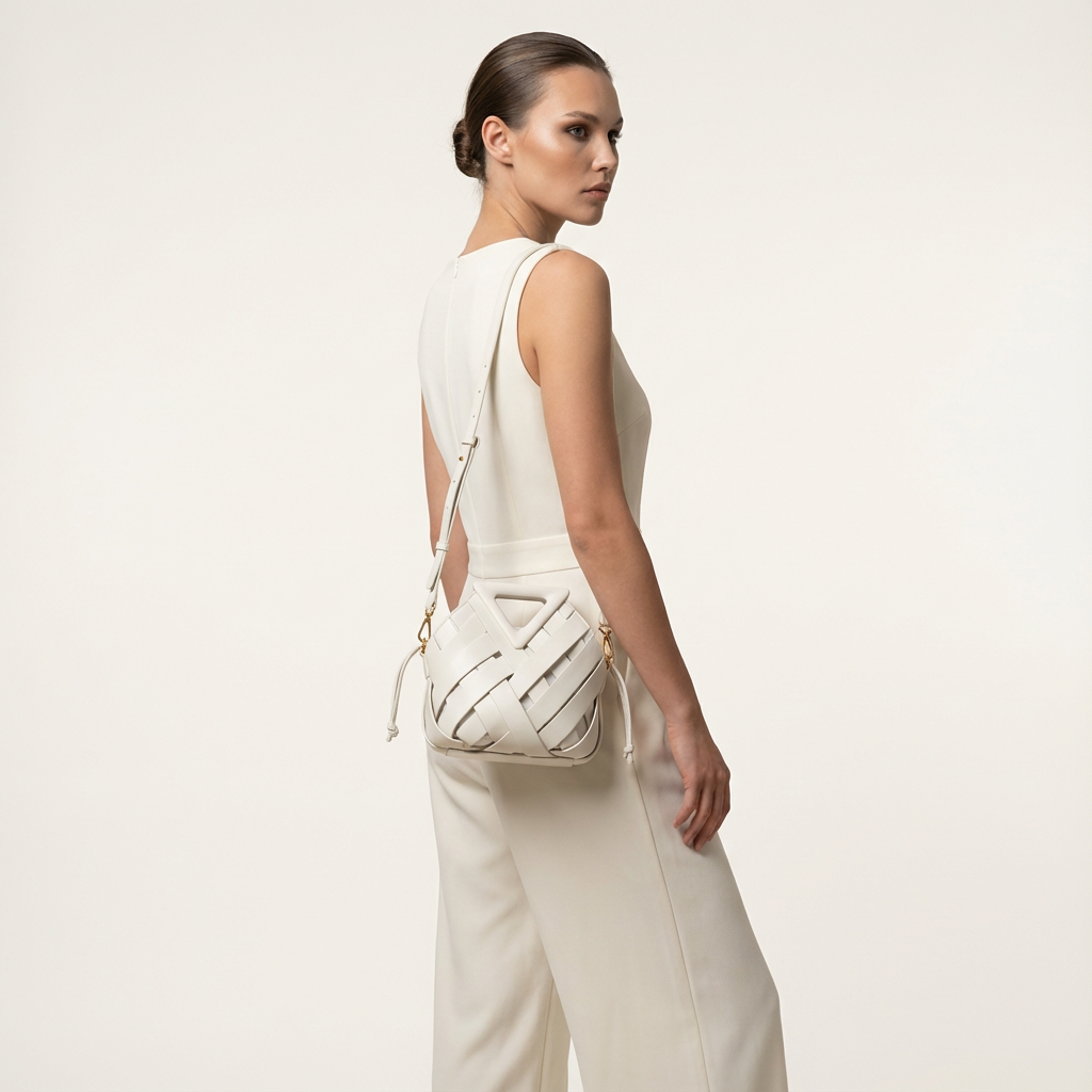 The Arletta Woven Shell Bag - Vellegra