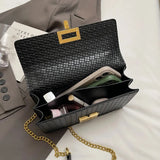 The Celvane Woven Chain Bag - Vellegra