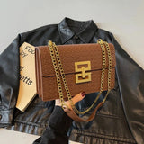 The Celvane Woven Chain Bag - Vellegra