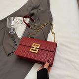 The Celvane Woven Chain Bag - Vellegra