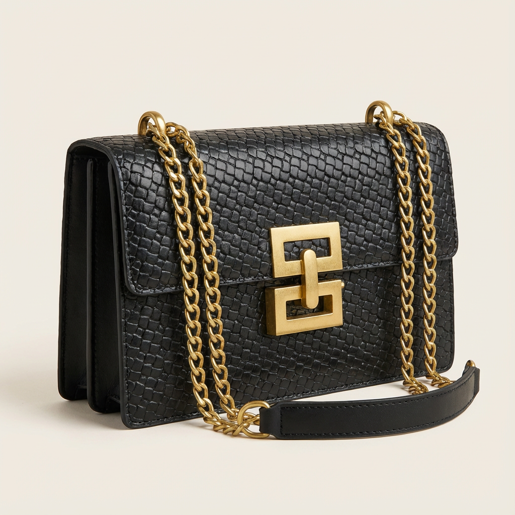 The Celvane Woven Chain Bag - Vellegra