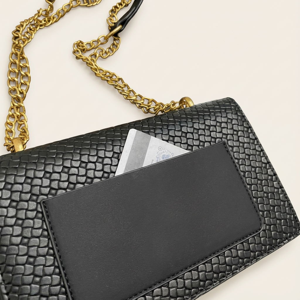 The Celvane Woven Chain Bag - Vellegra