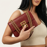 The Celvane Woven Chain Bag - Vellegra