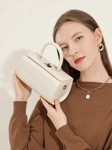 The Elenya Mini Boston Bag - Vellegra