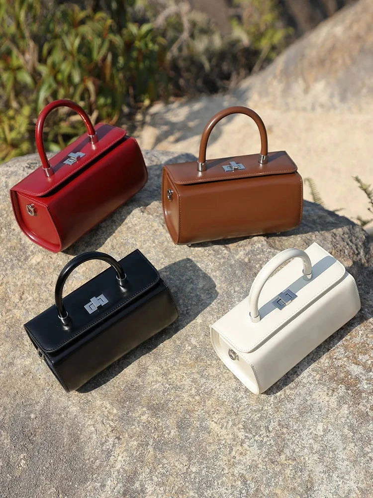 The Elenya Mini Boston Bag - Vellegra